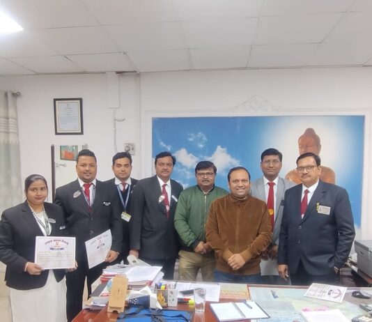 झांसी मंडल के उत्कृष्ट टिकट चेकिंग कर्मी सम्मानित